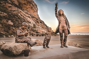 Fishermans Family Sculpture