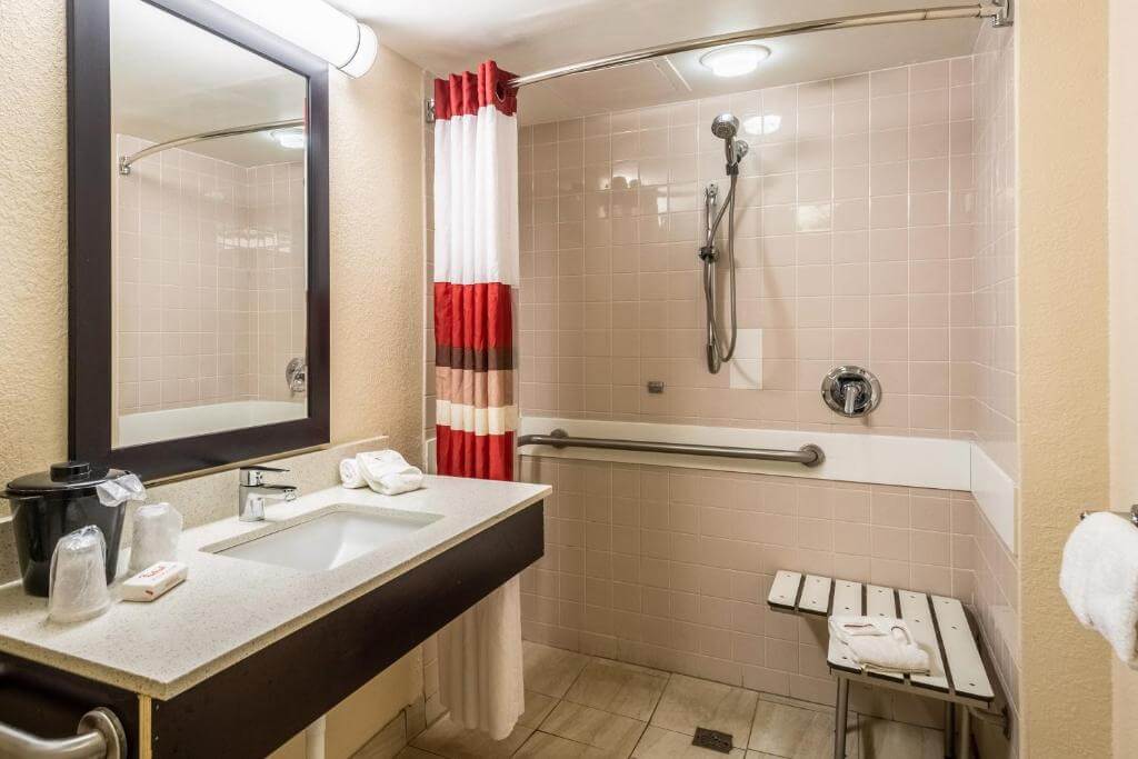 Red Roof Inn Tampa Bay - St. Petersburg - Room Bathroom-2