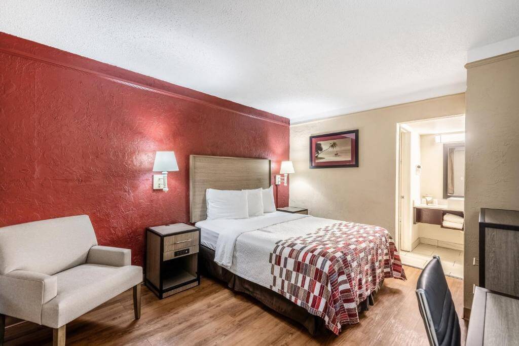 Red Roof Inn Tampa Bay - St. Petersburg - Single Bedroom-4